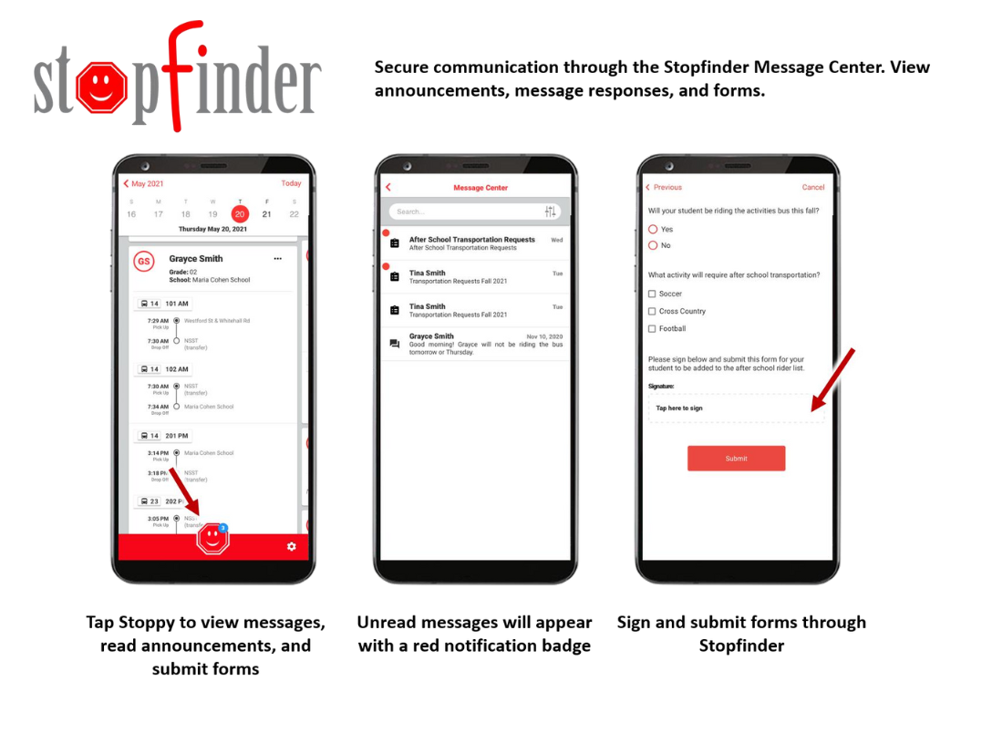 StopFinder app 