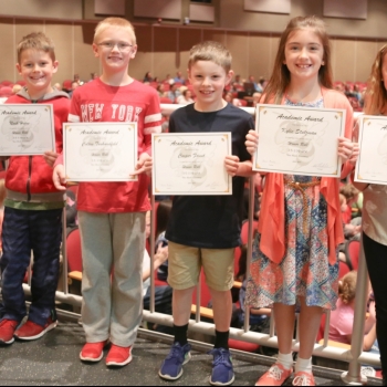 second grade awards picture of kids