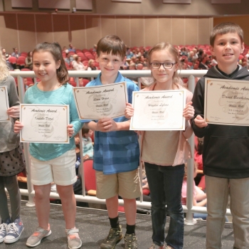 second grade awards picture of kids