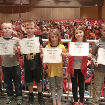 second grade awards picture of kids