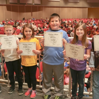 second grade awards picture of kids