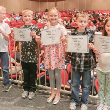 second grade awards picture of kids