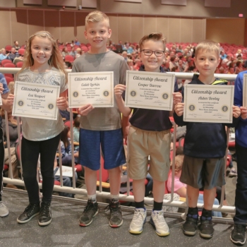 second grade awards picture of kids