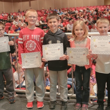 second grade awards picture of kids