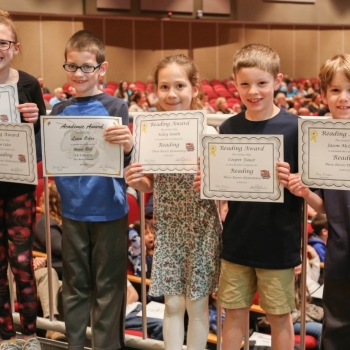 second grade awards picture of kids