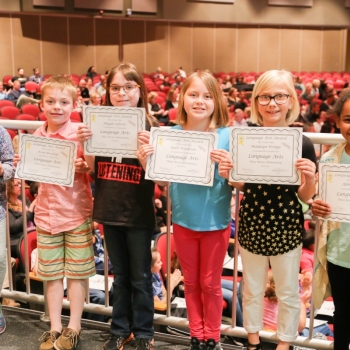 second grade awards picture of kids