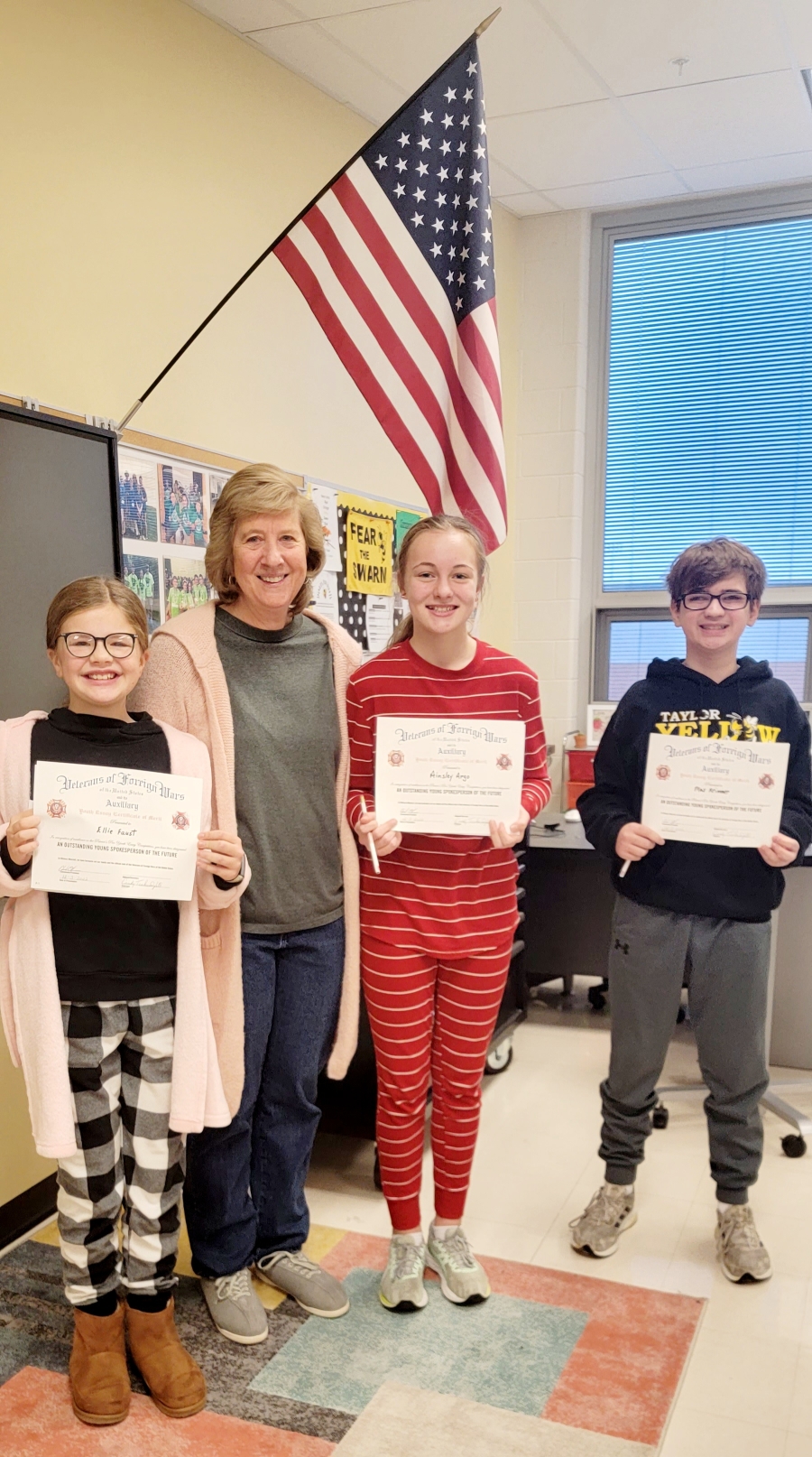 Patriot Pen Essay winners