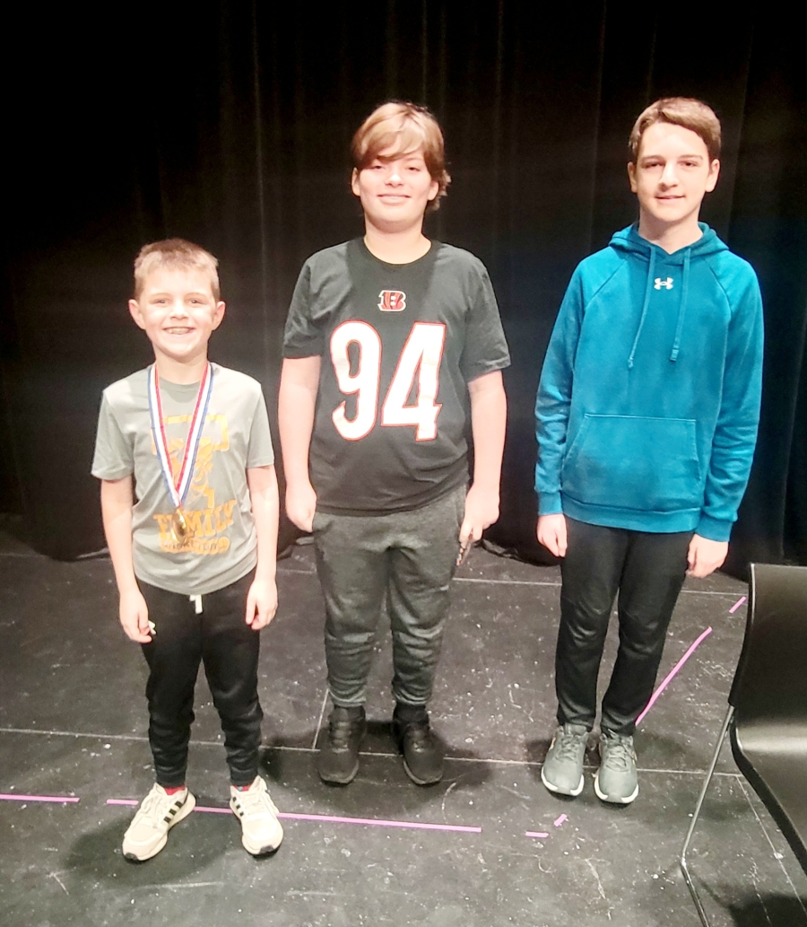 top three geography bee winners